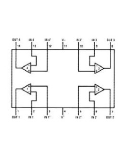 QUAD 741 OPERATIONAL  AMPLIFIER 2