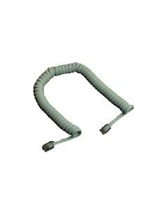 CABLE PARA TELEFONO RIZADO RJ9 4V/4C BLANCO 2.1M 2