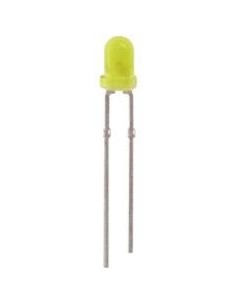 LED AMARILLO 3MM 2V4 20MA DIFUSO 2