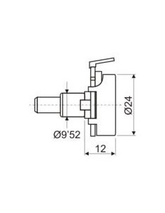 POTENCIOMETRO BOBINADO 5W 25R 2