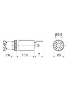 BASE STEREO 3.5mm PARA CHASIS 2