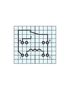 RELE REED 12V 1C.CONMUT 2