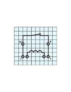 RELE REED 12V 1Circuito NORM. CERRADO 2