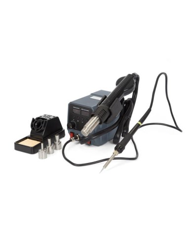 ESTACION AIRE CALIENTE & SOLDADOR PARA SMD  2 EN 1