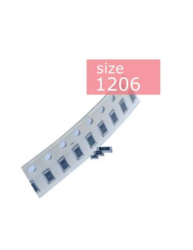 620K SMD 1206 BOLSA 25 RESISTENCIAS 5% 1/4W