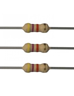 RESISTENCIA 4H7 5% 1/4W