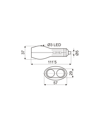 CONECTOR MECHERO DOBLE 12V-24V