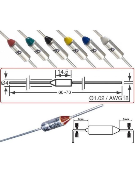 FUSIBLE TERMICO 152ºC 10A