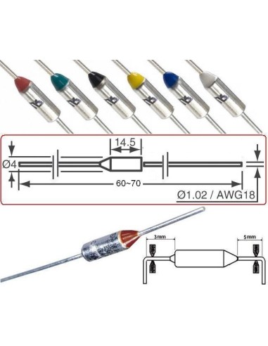 FUSIBLE TERMICO 198ºC 10A