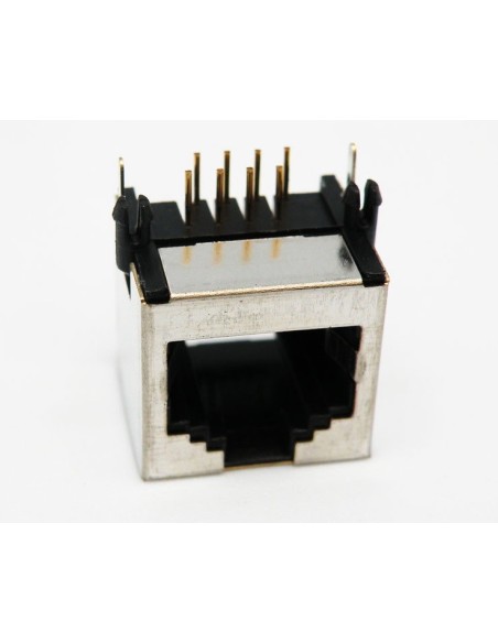CONECTOR RJ45 CIRCUITO IMPRESO ACODADO FTP