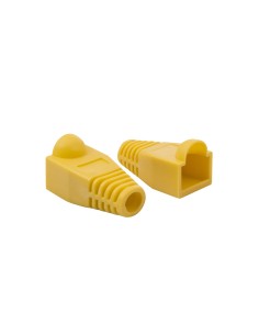BOLSA 10 CAPUCHONES RJ45 6MM AMARILLO