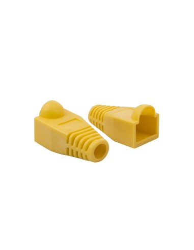 BOLSA 10 CAPUCHONES RJ45 6MM AMARILLO
