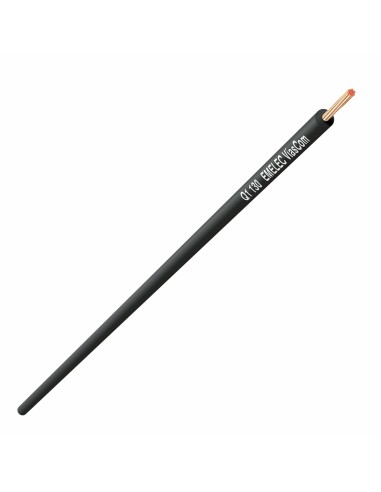 CABLE 1X0.22mm² NEGRO MULTIFILAR FLEXIBLE 250V