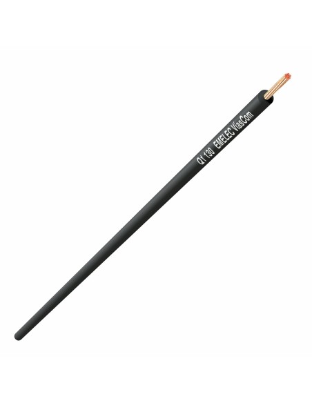 CABLE 1X0.22mm² NEGRO MULTIFILAR FLEXIBLE 250V