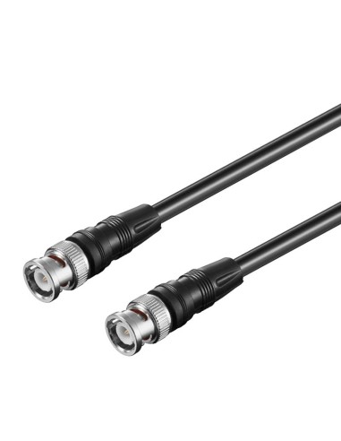 CONEXIÓN BNC MACHO - MACHO 50 OHM 2mts