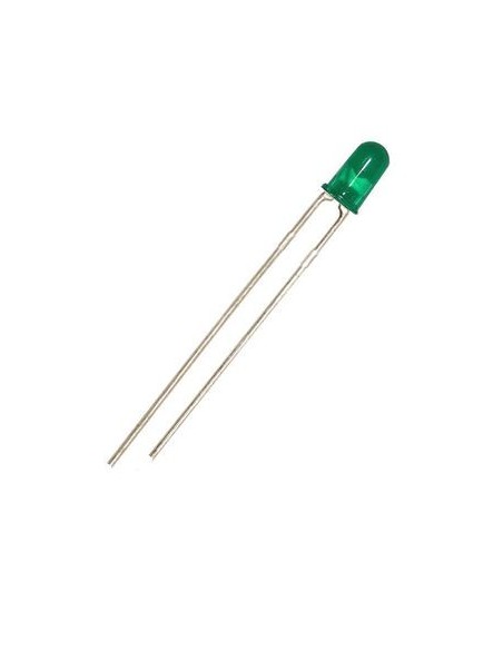 LED INTERMITENTE 3mm VERDE DIFUSO
