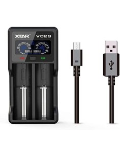 CARGADOR BATERIAS LI-ION  NI-MH - 2 CELDAS -