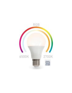 BOMBILLA INTELIGENTE RGB SMART WIFI - COLOR BLANCO FRÍO & BLANCO CÁLIDO - E27 - A60