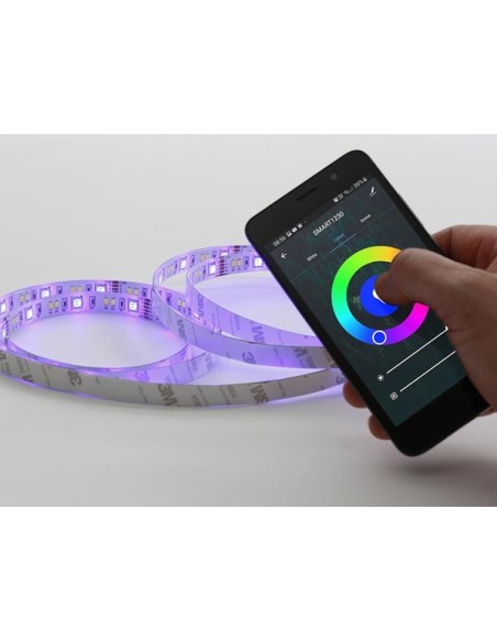 JUEGO DE TIRA LED RGB SMART WIFI - COLOR BLANCO FRÍO & COLOR BLANCO