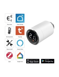 VÁLVULA TERMOSTÁTICA INTELIGENTE INALÁMBRICA ZIGBEE 2