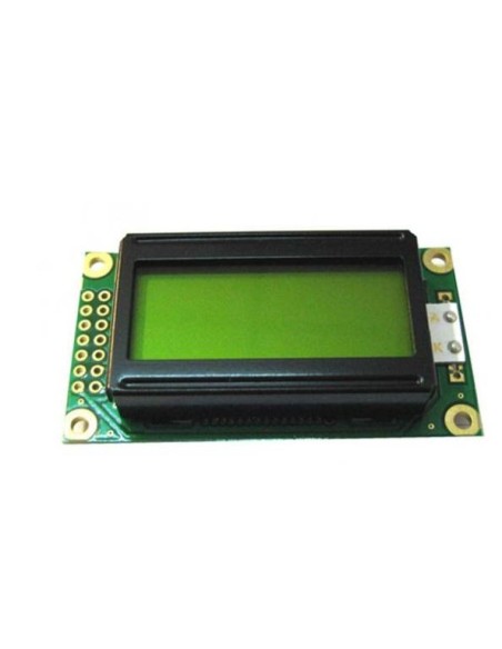 DISPLAY LCD 2X8 LED VERDE