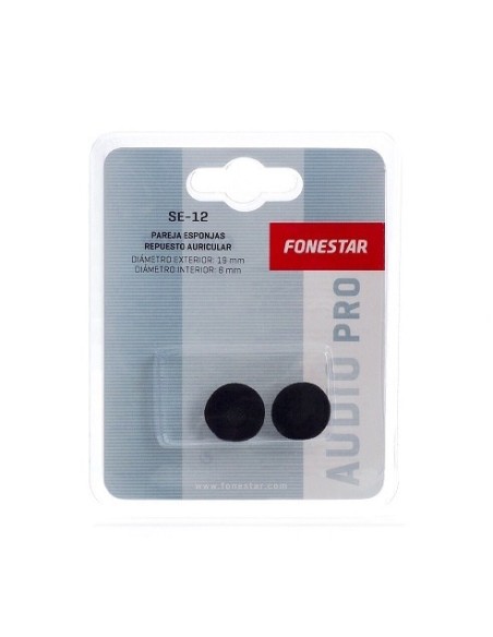 ESPONJA AURICULAR NEGRO    20M