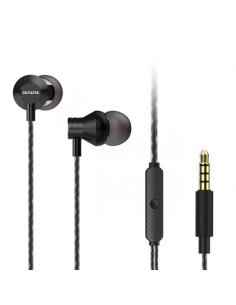 Auricular dinámico ultra compacto con micro negro. Marca: AIWA