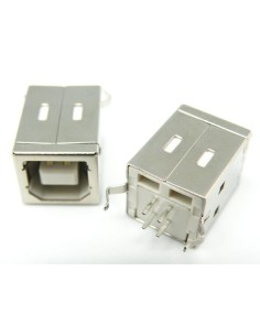 Conentor USB tipo B para placa (SMD), recto