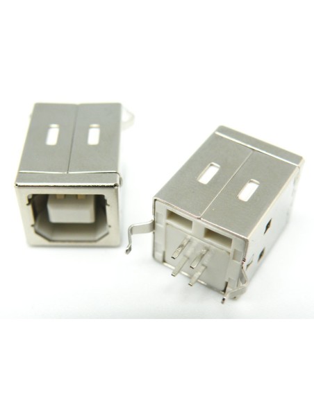 Conentor USB tipo B para placa (SMD), recto