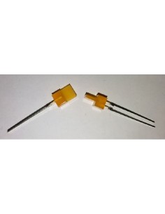 BOLSA DE 10 LEDS NARANJA 6X5 & 6X1MM