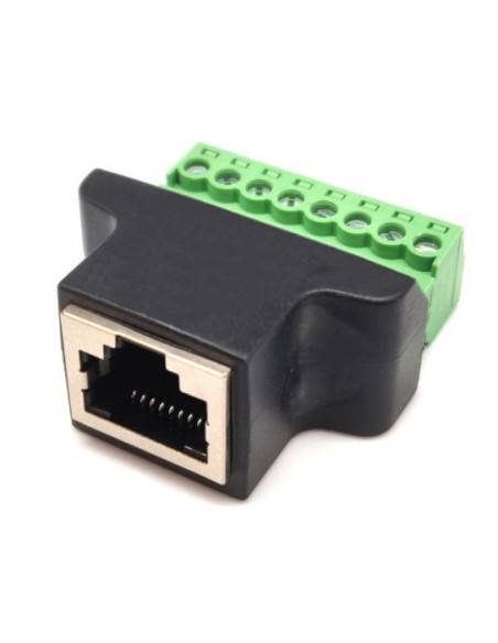 Adaptador FTP RJ45 Hembra con Terminales
