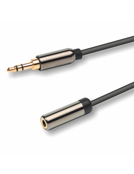 Cable Jack 3,5 M Estéreo - Jack 3,5 H Estéreo 1.5mts Blindado