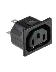 BASE HEMBRA PANEL C13 placa 1.5mm