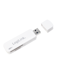 Lector de tarjetas USB 3.0, para SD / microSD, blanco