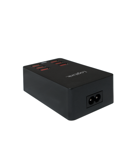 Cargador de mesa USB, 6 puertos USB, 32 W