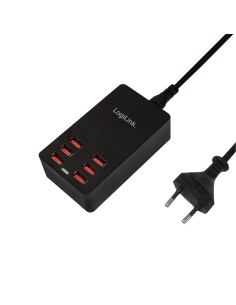 Cargador de mesa USB, 6 puertos USB, 32 W 2
