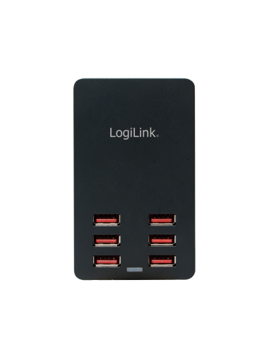 Cargador de mesa USB, 6 puertos USB, 32 W