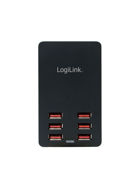 Cargador de mesa USB, 6 puertos USB, 32 W