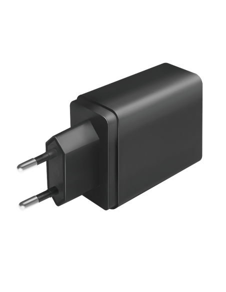Adaptador de enchufe, 1 puerto USB-C y 3 puertos USB-A, 27 W
