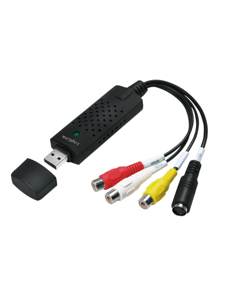 CAPTURADORA DE VÍDEO ANALÓGICO (RCS/S-VIDEO) A PC POR USB
