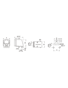 BASE  TELFONICA 6/4 PCB 2