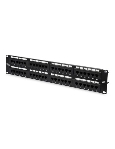 PATCH PANEL 48X 2U 19" UTP CAT6