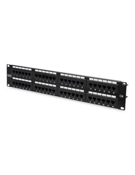 PATCH PANEL 48X 2U 19" UTP CAT6