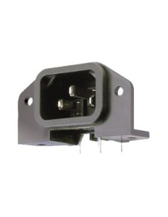 Base conexión macho IEC 320 para circuito impreso.