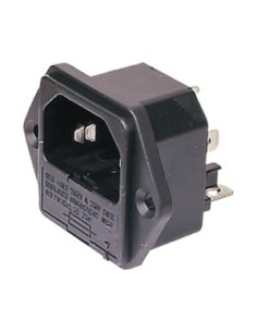 BASE MACHO C/FUSIBLE IEC320