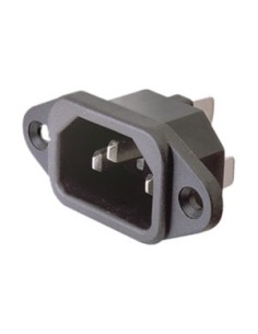 BASE MACHO C14 FIJACION POR TORNILLO