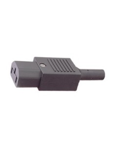 Conector IEC 320 hembra desmontable.