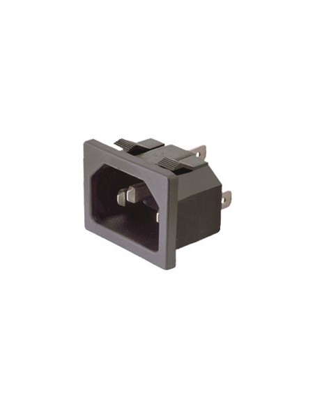 Base de conexión macho IEC empotrable.