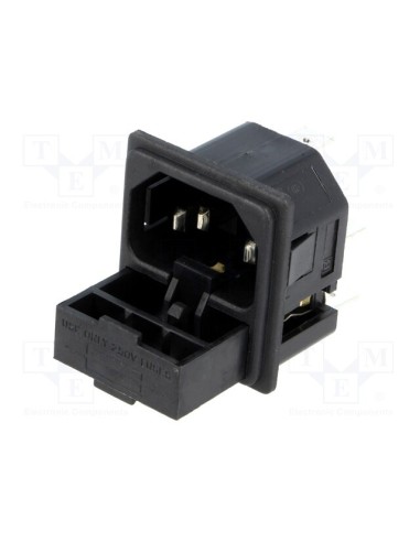 BASE MACHO IEC 2 FUSIBLES PRESION