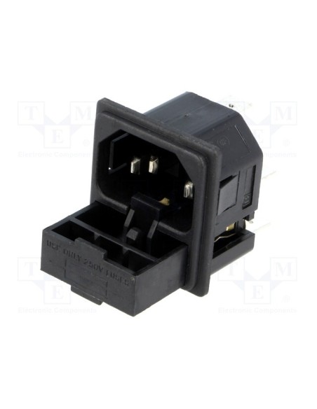 BASE MACHO IEC 2 FUSIBLES PRESION